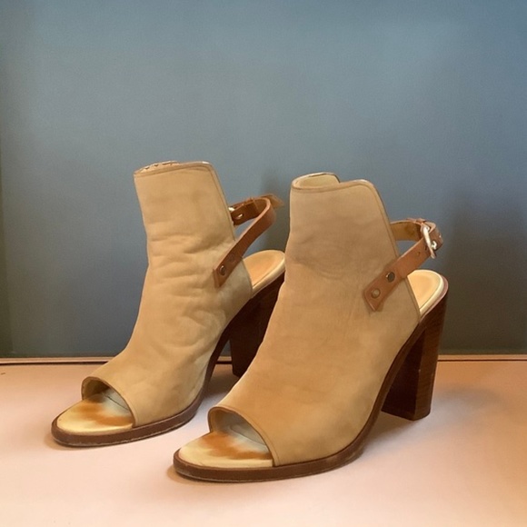 Rag & Bone Camal Wyatt Sandal Booties - Picture 1 of 8